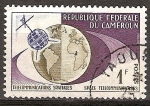Stamps Cameroon -  Telecomunicaciones espaciales.