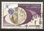 Stamps : Africa : Cameroon :  Telecomunicaciones espaciales.