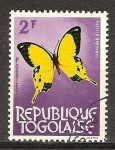 Stamps Togo -  Mariposas-Papilio Dárdano.