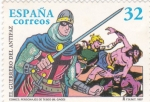 Stamps Spain -  el guerrero del antifaz