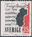 Stamps : Europe : Sweden :  CENT. DE LA MUERTE DEL COMPOSITOR FRANZ BERWALD. Y&T Nº 584