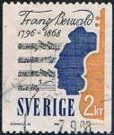 Stamps : Europe : Sweden :  CENT. DE LA MUERTE DEL COMPOSITOR FRANZ BERWALD. Y&T Nº 585