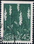 Stamps Sweden -  FLORES SALVAJES DE LOS PAISES NÓRDICOS. ORQUÍDEA. Y&T Nº 590