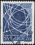 Stamps : Europe : Sweden :  CENTENARIO DE LAS ALTAS ESCUELAS POPULARES. Y&T Nº 598