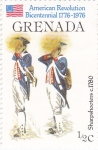 Sellos de America - Granada -  Bicentenario revolución americana 1776-1976