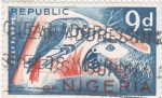 Sellos de Africa - Nigeria -  cacatuas
