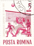 Sellos de Europa - Rumania -  campeonato europeo de volei