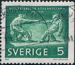 Stamps Sweden -  CENT. DEL NACIMIENTO DEL ESCULTOR AXEL PETERSSON. Y&T Nº 601