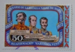 Stamps Venezuela -   150 ANIVERSARIO DE LA BATALLA DE MARACAIBO AÑO DE REAFIRMACION MARITIMA VENEZOLANA
