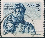 Stamps Sweden -  CENT. DEL NACIMIENTO DEL PINTOR Y ESCRITOR ALBERT ENGSTROM. Y&T Nº 618