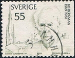 Stamps Sweden -  CENT. DEL NACIMIENTO DEL ESCRITOR BO BERGMAN. Y&T Nº 635