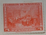 Stamps Venezuela -  FIRMA DEL ACTA DE LA INDEPENDENCIA