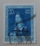 Stamps Venezuela -  ISABEL LA CATOLICA REINA DE CASTILLA V CENTENARIO DE SU NACIMIENTO 1451 -1951