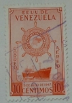 Sellos de America - Venezuela -  5 DE JULIO DE 1947 FLOTA MERCANTIL GRANCOLOMBIANA