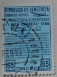Sellos de America - Venezuela -  X CONFERENCIA INTERAMERICANA 1826-CARACAS-1954