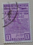 Stamps Venezuela -  X CONFERENCIA INTERAMERICANA 1826-CARACAS-1954