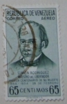 Sellos de America - Venezuela -  SIMON RODRIGEZ MAESTRO DEL LIVERTADOR PRIMER CENTENARIO DE SU MUERTE 1854-1954 28 DE FEBRERO
