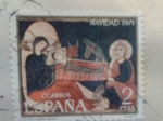 Stamps Spain -  la natividad avia 1971