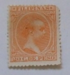 Stamps : Asia : Philippines :  ALFONSO XII PELON 