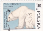 Stamps Poland -  Zoo de Varsovia- 1928-1978- osos polares