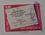 Stamps Venezuela -  JOSE ANGEL LLAMAS SESQUICENTENARIO DE SU MUERTE