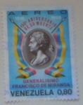 Stamps Venezuela -  150 ANIVERSARIO DE SU MUERTE GENERALISIMO FRANCISCO DE MIRANDA