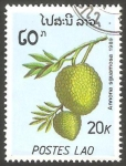 Stamps Laos -  annona sguamosa