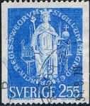 Stamps : Europe : Sweden :  GRANDES SELLOS DEL REINO. MAGNUS LADISLAS, REY DE SUECIA Y&T Nº 652