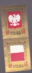 Stamps Poland -  escudos con relieve