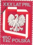 Stamps Poland -  escudo-rojo