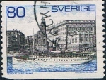 Stamps Sweden -  BARCO A VAPOR PARA EL TRÁFICO DELARCHIPIELAGO DE ESTOCOLMO. Y&T Nº 681