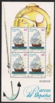 Stamps Spain -  Barcos de España-Hoja Bloque-2