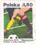 Stamps : Europe : Poland :  mundial de Argentina 1978