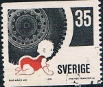 Stamps Sweden -  PREVENCIÓN EN LA CARRETERA. Y&T Nº 700