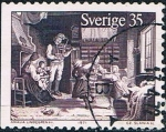 Stamps Sweden -  NAVIDAD 1971. VIEJAS TRADICIONES SUECAS DE NAVIDAD. Y&T Nº 710