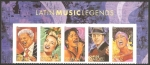 Stamps United States -  4323 a 4327 - Leyendas de la música latina,Tito Puente,Carmen Miranda,Selena,Carlos Gardel,Celia Cru
