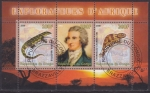 Stamps Republic of the Congo -  HB - Exploradores de Africa