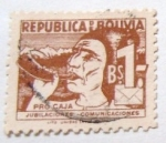 Sellos de America - Bolivia -  PRO CAJA DE JUBILACIONES DE COMUNICACIONES