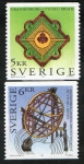 Stamps Sweden -  Tycho Brahe 2 v