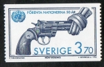 Stamps Sweden -  50 years UNO 1 v 