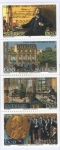 Stamps : Europe : Sweden :  Michel  C210. Alfred Nobel 4 v in booklet, 1 v joint issue Germany.