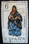 Sellos de Europa - Espaa -  SAHARA trajes tipicos españoles