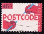 Stamps Netherlands -  Código postal