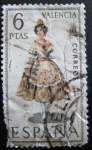 Stamps Spain -  VALENCIA trajes tipicos españoles