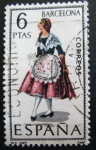 Stamps Spain -  BARCELONA trajes tipicos españoles