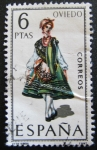 Stamps Spain -  OVIEDO  trajes tipicos españoles