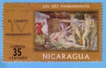 Stamps : America : Nicaragua :  Los Diez Mandamientos