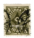 Stamps : Europe : Germany :  Corneta de correos