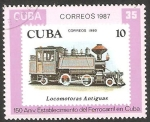 Sellos de America - Cuba -  150 anivº del establecimiento del Ferrocarril en Cuba
