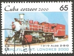Sellos de America - Cuba -  Locomotora Alco de 1919